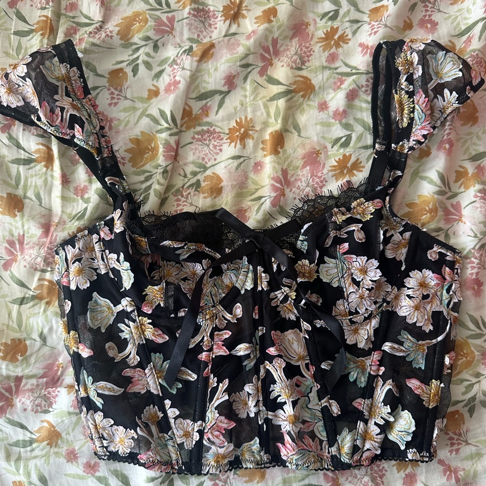 Victoria’s Secret Floral corset top